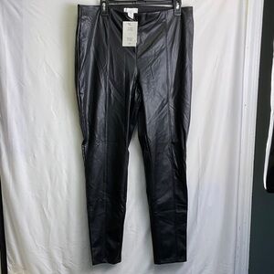 H&M Vegan Faux Leather Leggings